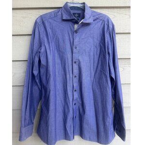 Hackett London Slim Fit Chambray Shirt Men’s L